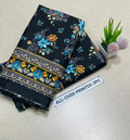 Black Printed Polo Cotton 2-Piece Unstitched Suit | Timeless Summer Collection by Khaas Kapra