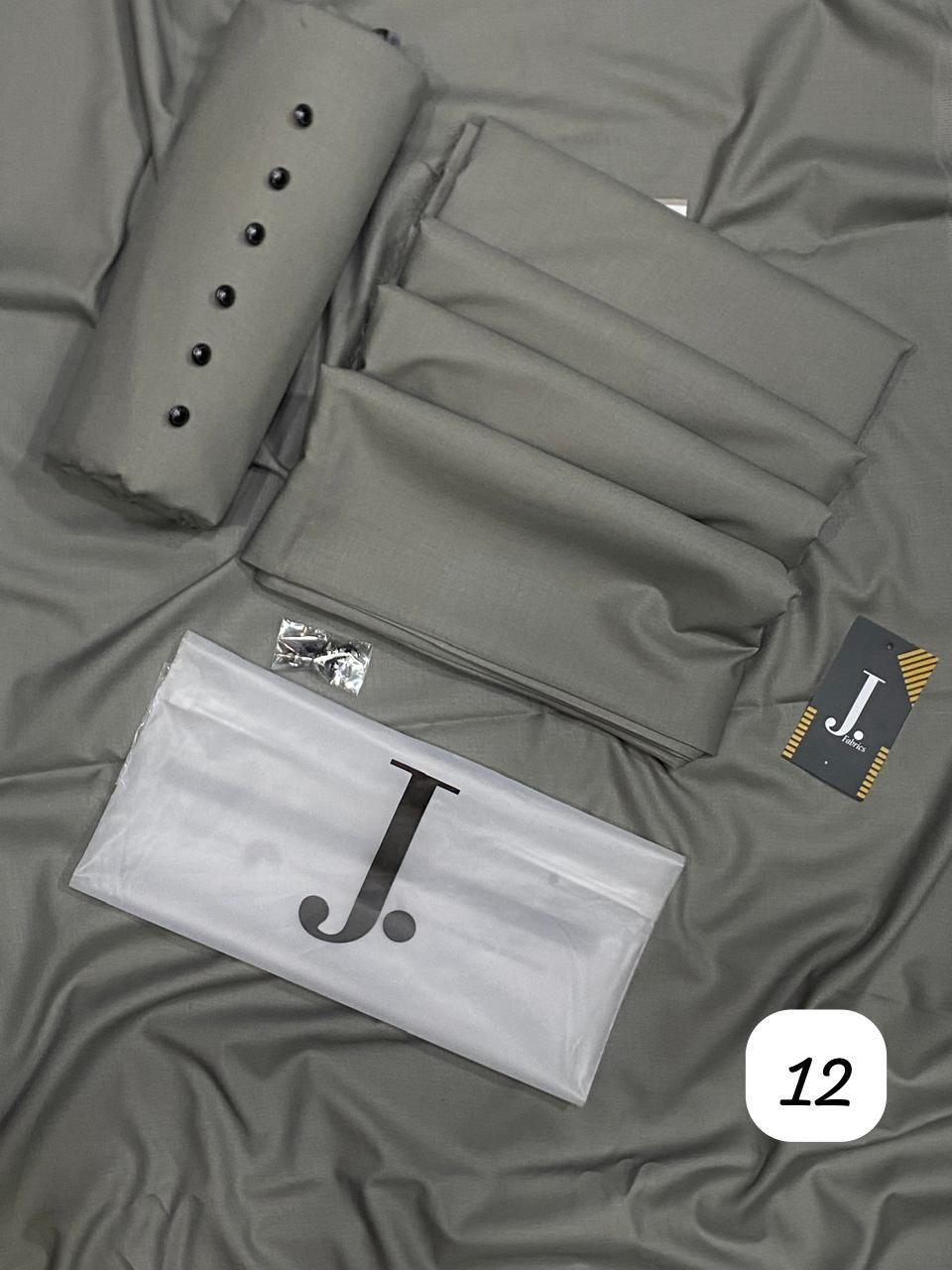 Premium Grey Wash & Wear Unstitched Suit for Men – 4Pcs All Season Collection | Khaas Kapra