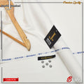 Premium Off White Boski Unstitched Suit for Men – Summer Collection | Khaas Kapra