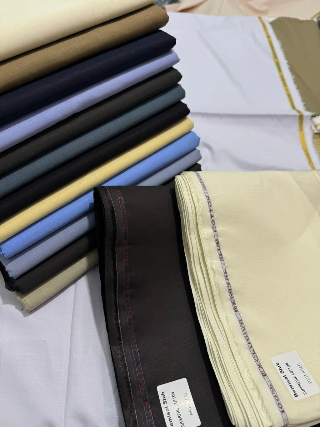 Premium Green Boski Unstitched Suit for Men – All Season Collection | Khaas Kapra