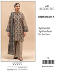 Multicolor Printed Lawn 3-Piece Unstitched Suit | All-Over Print | Summer Collection by Khaas Kapra
