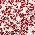 2-Piece Polo Cotton Red Floral Unstitched Suit | Festive Summer Collection by Khaas Kapra